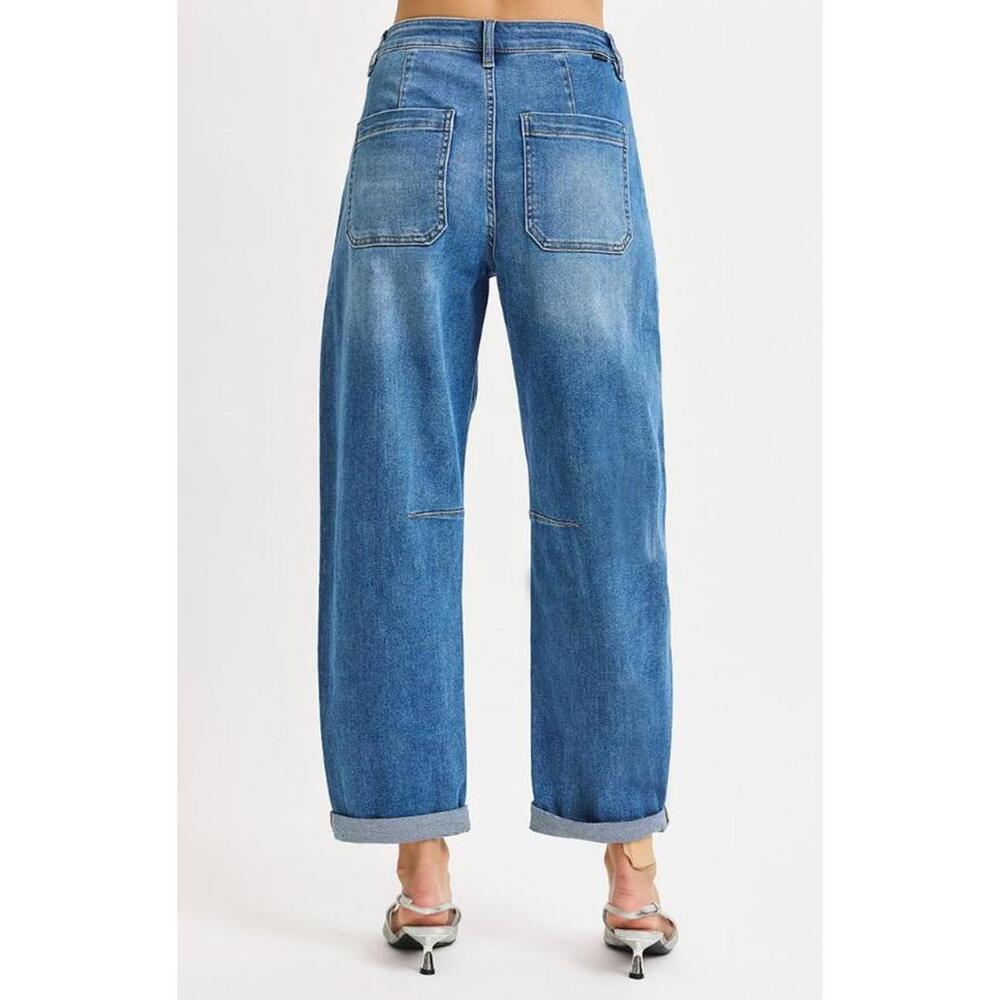 High Rise Blue Jeans - Picture 4 of 5